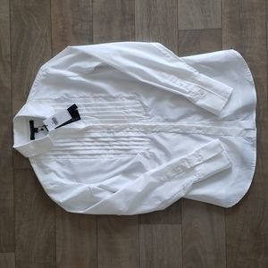 Banana Republic - White Tuxedo Shirt